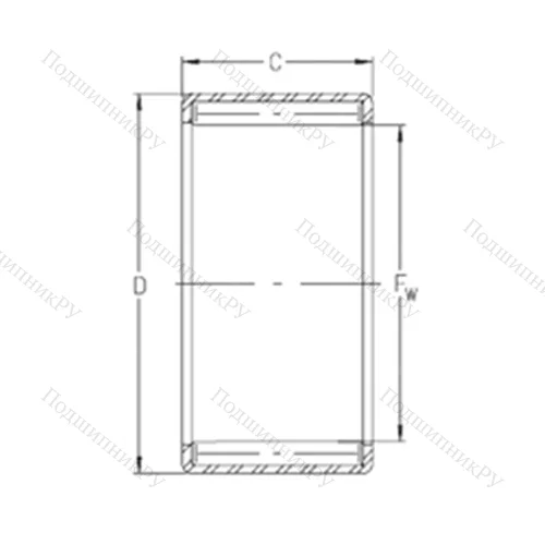 Подшипник игольчатый радиальный SN 148