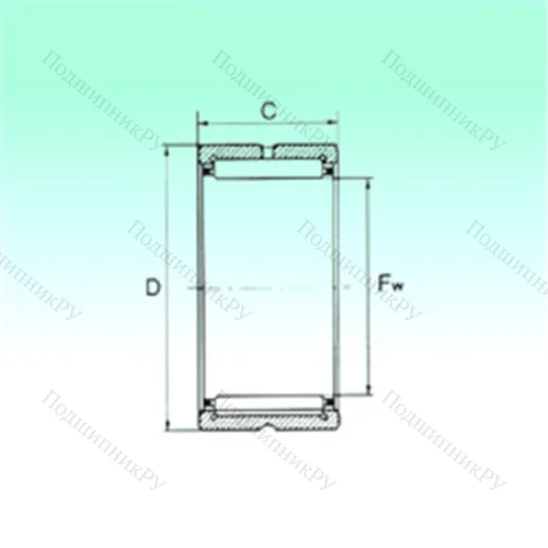 Подшипник игольчатый радиальный NK 75/25