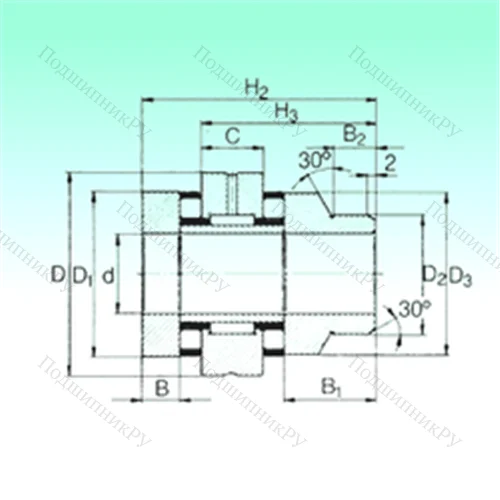 Подшипник комбинированный ZARN 3080 L TN