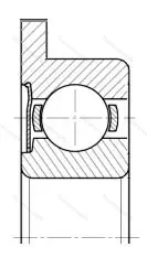 Подшипник  860037 размер 7x26x9