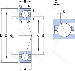 Подшипник 71938 ACD/P 4AH 1 в Симферополе
