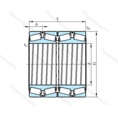 Подшипник роликовый радиально-упорный  611-303