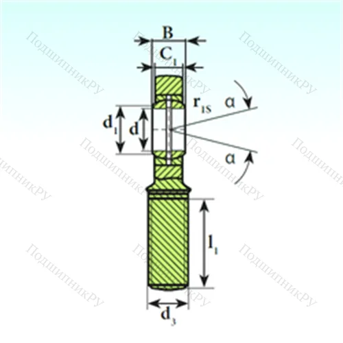 Подшипник скольжения сферический SA 45 ES 2RS