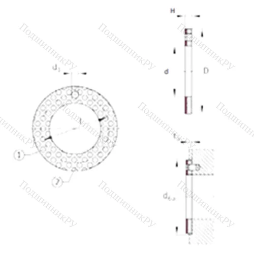 Подшипник скольжения EGW 20-E 50