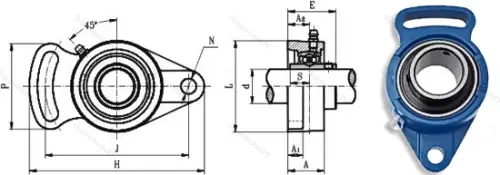 Подшипниковый узел UCFA 209 в Симферополе