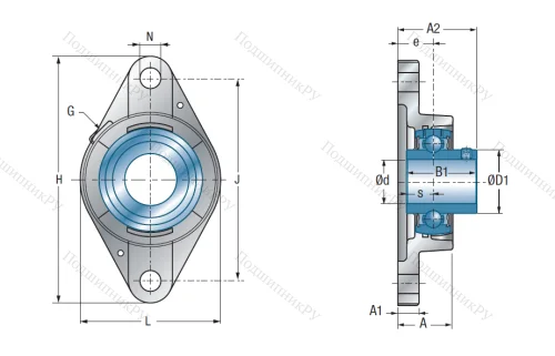 Подшипниковый узел UCFLE 210 в Симферополе