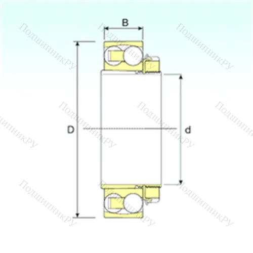 Подшипник шариковый радиальный самоцентрирующийся 1315 K+H 315