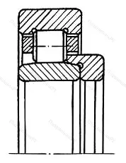 Подшипник N 313 размер 65x140x33 от производителя  SKF