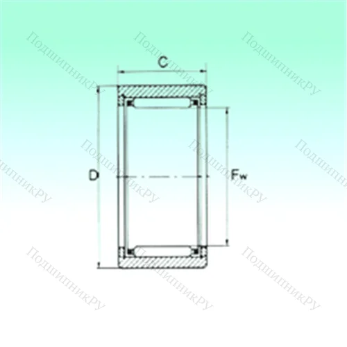 Подшипник игольчатый радиальный NK 9/16 TN
