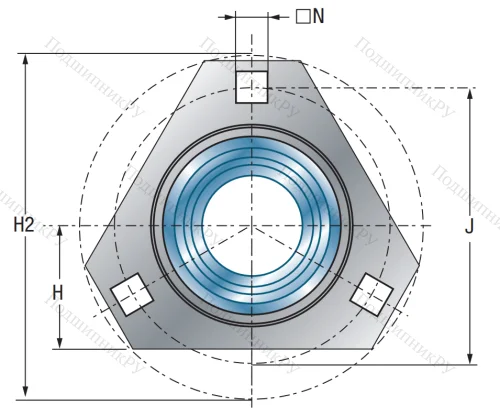 Подшипниковый корпус PFT 204 в Симферополе