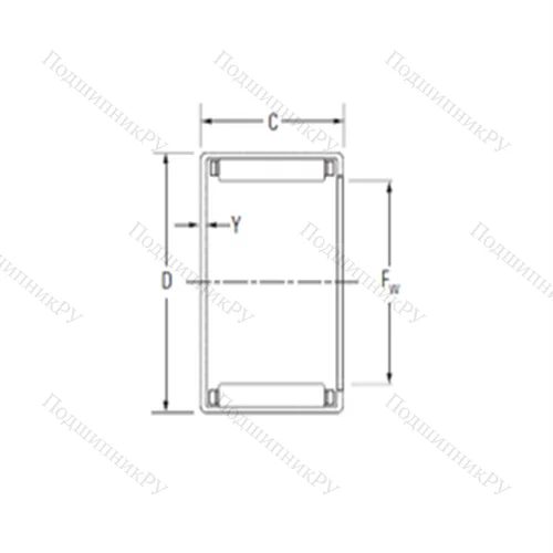 Подшипник игольчатый радиальный MJ-28241