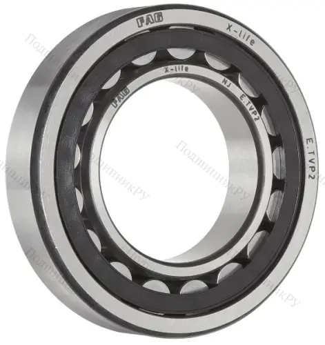 Роликовый цилиндрический подшипник NJ 2206 E XL TVP 2