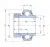 Корпусный подшипник YEL 208-2RF/VL 065