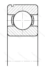 Модификация подшипника С8-50305А размер 25x62x17