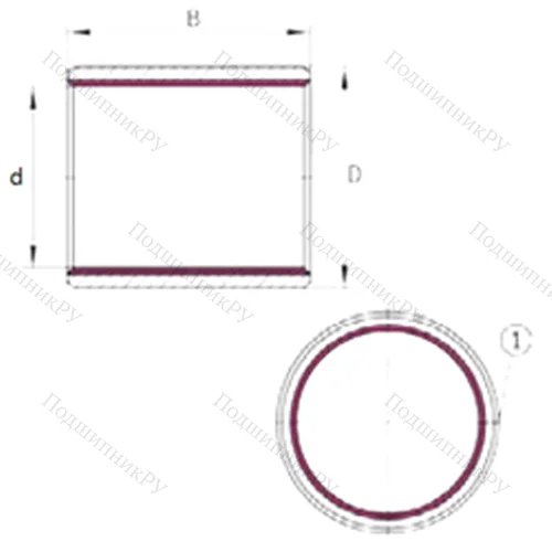 Подшипник скольжения EGB 2425-E 40