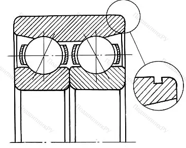 Подшипник  3156307 размер 35x80x35