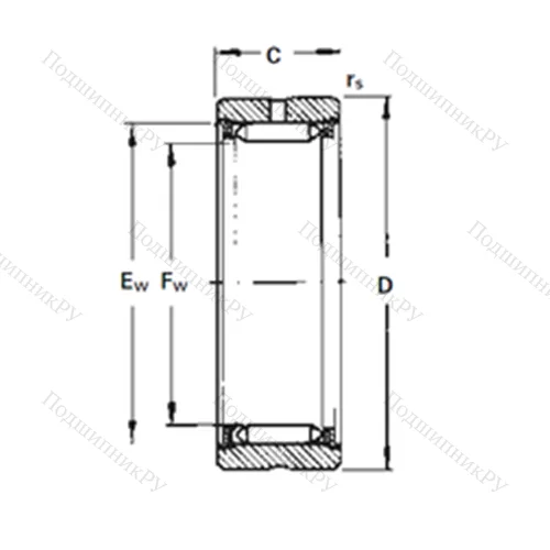 Подшипник игольчатый радиальный RNA 3040
