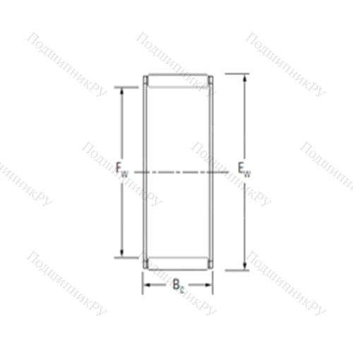 Подшипник игольчатый радиальный WJ-162116