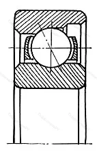 Модификация подшипника 6012Х размер 12x32x7