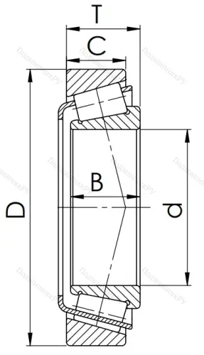 Конический роликовый подшипник 7510 (32210) в Симферополе