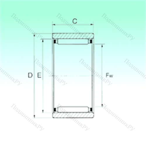 Подшипник игольчатый радиальный RNAO 85x105x25
