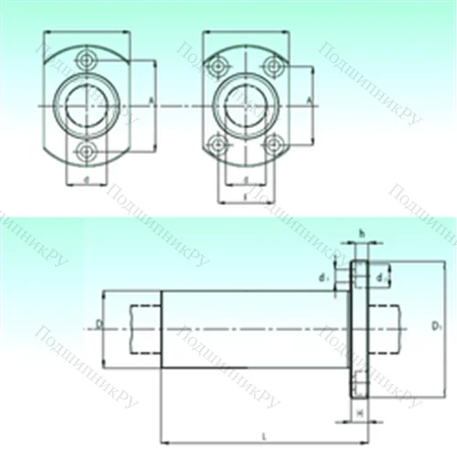 Подшипник шариковый линейный KBHL 08-PP