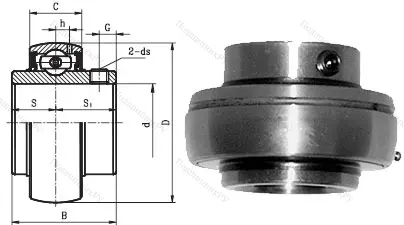 Корпусный подшипник UC 203 в Симферополе