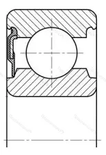 Модификация подшипника 6-160205 размер 25x52x16