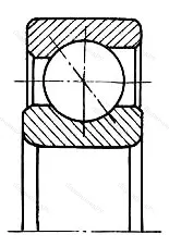 Модификация подшипника 6-7936824Т2 размер 120x150x10