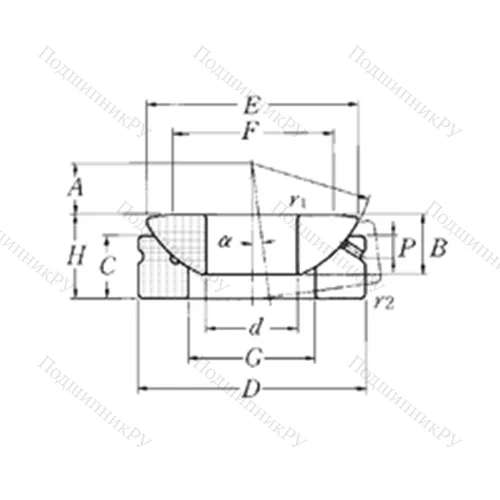 Подшипник скольжения сферический SAT 35