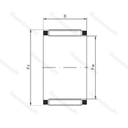 Подшипник игольчатый радиальный K 35x42x30