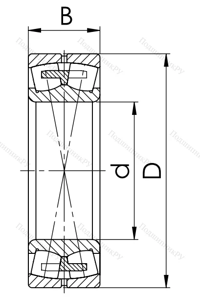 Сферический роликовый подшипник 3619 (22319 MBW 33)