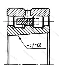 Модификация подшипника 6-21821/560 размер 560x820x150 от производителя  ГПЗ-9