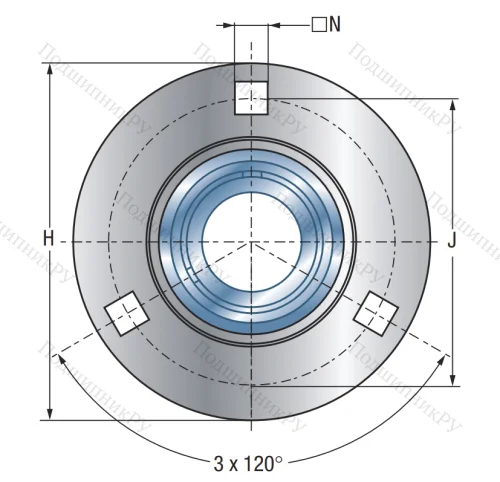 Подшипниковый корпус PF 207 в Симферополе