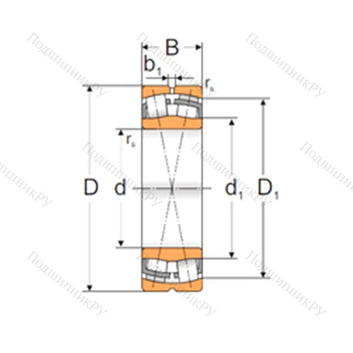 Подшипник роликовый радиальный самоцентрирующийся 22224 W 33