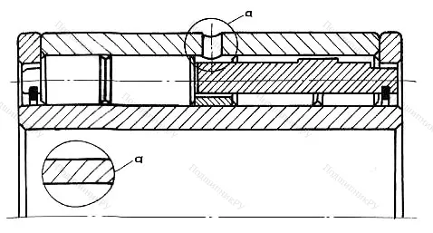 Подшипник  NNU 6034 (6442134) размер 170x260x160