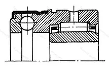Модификация подшипника 484804 размер 20x37x40