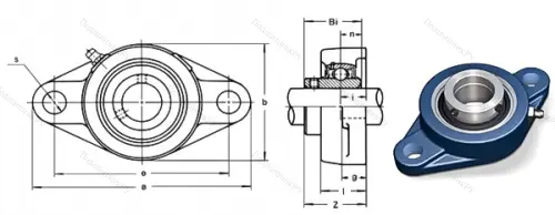 Подшипниковый узел UCFL 216 в Симферополе