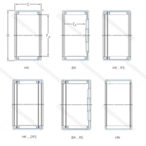 Подшипник игольчатый радиальный BK 0306TN