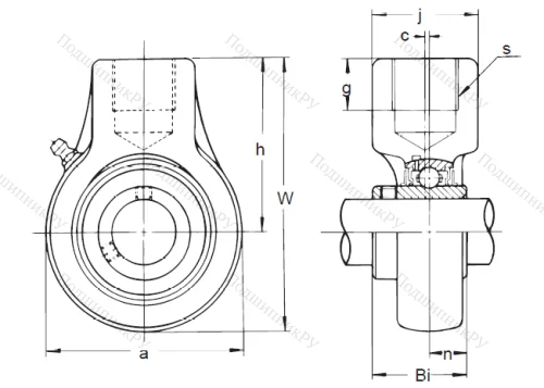 Подшипниковый узел UCECH 204 в Симферополе