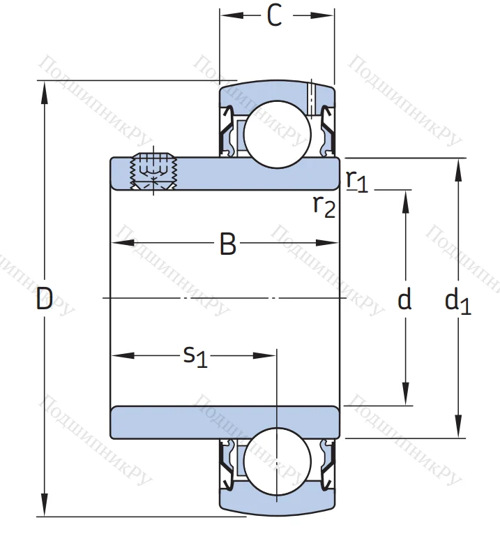 Корпусный подшипник