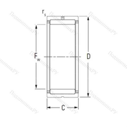 Подшипник игольчатый радиальный NK 43/20