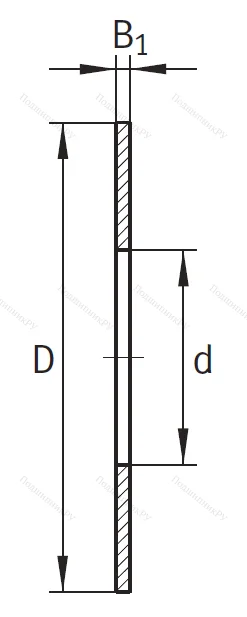 Игольчатый подшипник упорное кольцо AS 90120
