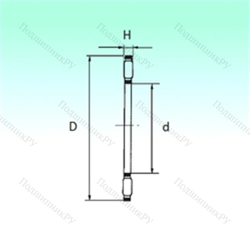 Подшипник игольчатый упорный AXK 130170