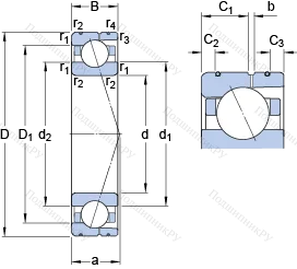 Подшипник 7034 ACD/HCP 4AL