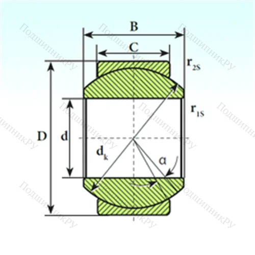 Подшипник скольжения сферический GE 22 SP
