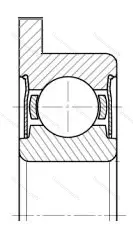 Модификация подшипника 4-1880095К размер 5x13/15x4