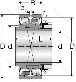 Модификация подшипника 183715Н размер 75x150x51,5