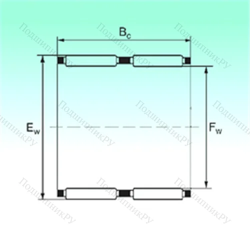 Подшипник игольчатый радиальный K 42x47x30 - ZW