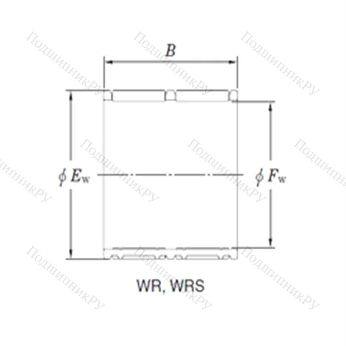 Подшипник игольчатый радиальный WRS 394645A